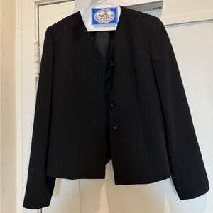Black Blazer Jacket Ann Taylor Size P4
